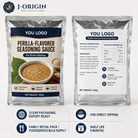500g Perilla-smaak saus, Aziatische dipsaus in zakje voor hotpot restaurants, foodservice, OEM, private label