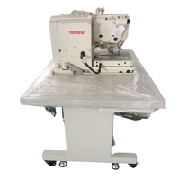 Machine à coudre électronique à œillets haute vitesse TS-9820 avec longueur de point réglable et coupe-fil pour usage industriel