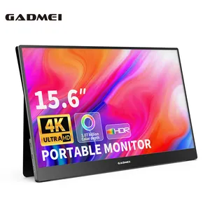 4k portable monitor 60hz 15.6 inch laptop extended screen 4k gaming computer usb c portable monitor for laptop