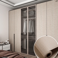 Papier peint PVC auto-adhésif Xuanmei effet bois moderne, étanche, garantie 1 an, pour la rénovation de meubles de salon et chambre