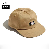 Vente en gros Chapeau Snapback 5 panneaux non structuré, chapeaux de sport personnalisés 5 panneaux en sergé de coton avec boucle à l'arrière
