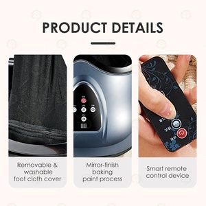 Dispositivo Portátil de Masaje de Pies Shiatsu con Control Remoto, Máquina de Masaje de Pies con Compresión de Aire Eléctrica con Función de Calor - Product Image 5