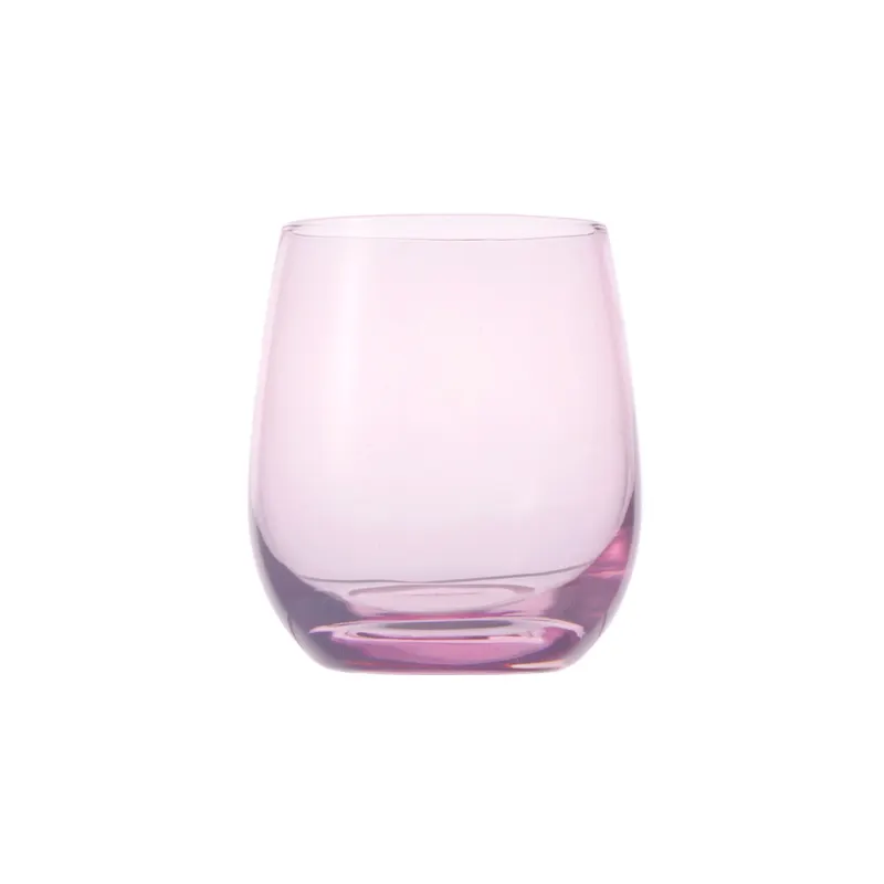 Wholesale Premium Drinking Glasses Clear Stemless Wine Glasses For Red Wine Juice Water Whisky