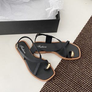 Sandalias Romanas para Mujer, Verano 2025, Nuevo Estilo para Uso Exterior, Antideslizantes, Planas, Huecas, de PVC - Product Image 6
