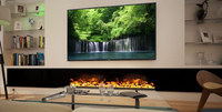 Cheminée électrique à vapeur d'eau LED 3D, décoration de foyer artificiel, construction en acier, utilisation intérieure moderne, insert pour hôtels