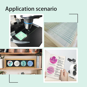 Juego de 25 Portaobjetos Preparados para Microscopio de Botánica, Histología y Zoología, para la Enseñanza y el Aprendizaje de Biología Natural - Product Image 2
