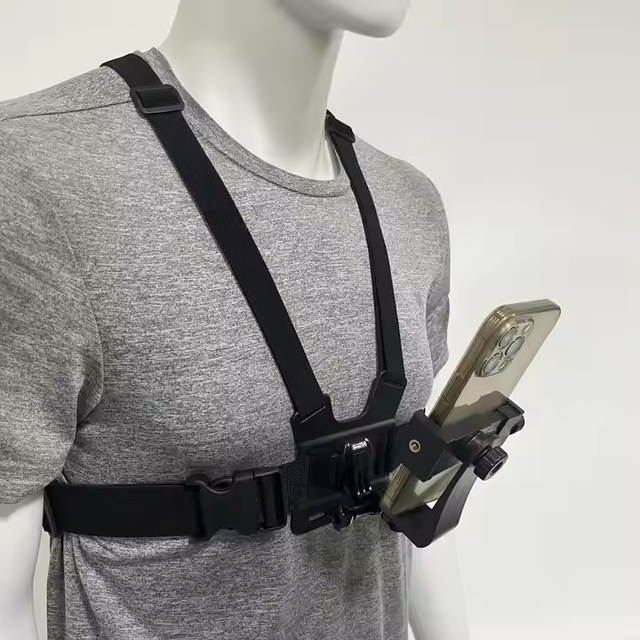 Factory Price Motorcycle Sport Chest Strap Kit Action Camera Mobile Phone First View Shooting Mount for Gopro Hero 13 12 11