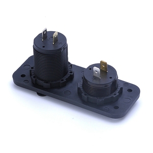 Répartiteur de prise allume-cigare de voiture 12v double USB chargeur 12v adaptateur d'alimentation panneau d'accessoires de sortie pour voiture motos bateau - Product Image 5