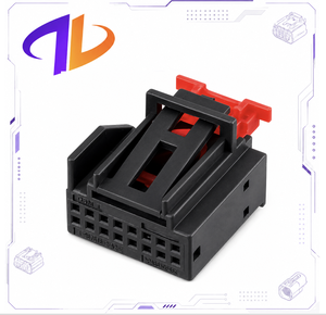 New Product 16 Pin Male Female Automotive Electrical Connector <b>Plug</b> for Audi Seat Ignition Loom Wiring Harness - Product Image 2