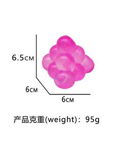 Juguete Antiestrés LM Nedh Ice Cube Squishy, <span class=keywords><strong>Cubo</strong></span> <span class=keywords><strong>Triangular</strong></span> de Goma de Mascar - Product Image 3