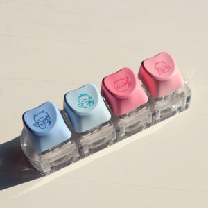 พวงกุญแจรูปหัวใจแบบกำหนดเอง พวงกุญแจพลาสติกแบบกำหนดเอง ของเล่นคลายเครียด สวิตช์คีย์บอร์ดแบบกลไก พวงกุญแจสร้างสรรค์รูปทรง Tetris - Product Image 3