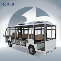 Nouveau design de véhicule tout-terrain, voiture électrique de ville, mini-bus touristique pour 14 passagers à vendre