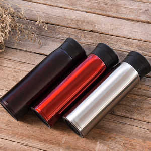 Tasse à thé à double paroi isolée sous vide, tasse à eau en acier inoxydable pour hommes et femmes, tasse de bureau style punk, tasse cadeau avec logo - Product Image 1