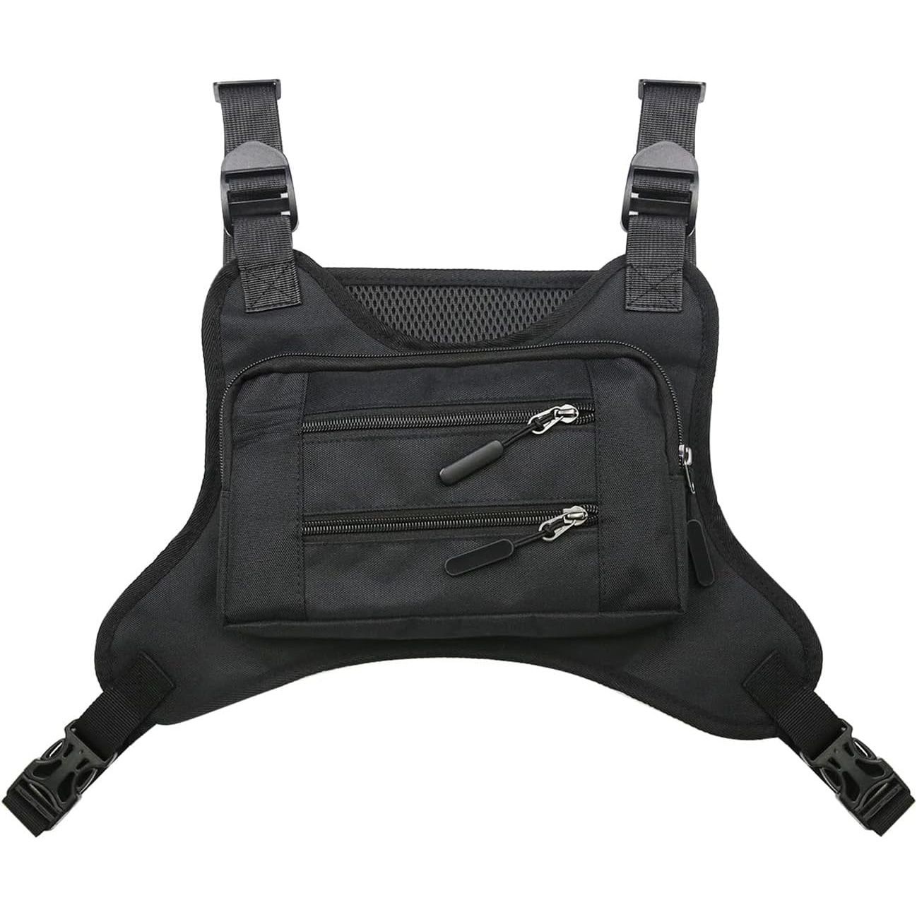 High-performance Compact Running Chest Pack Adjustable Straps Large Storage Capacity Polyester Material All Seasons Use Custom
