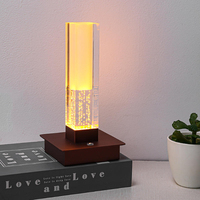 Lampe de chevet LED rechargeable par USB, tactile, à intensité variable, lumière douce et chaude pour chambre à coucher, chambre d'enfant, cadeau