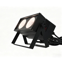 Projecteur LED COB RGBW 2x50W, angle de faisceau 25°, DMX, éclairage de scène activé par le son pour club