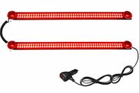 Auto Front- und Heckscheiben-Modifikation 1-2 Lange Leiste 192 LED Dach-Warnleuchten IP67 18W