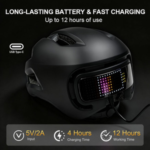Nuevo Casco Inteligente con Pantalla LED, Certificado CE, <span class=keywords><strong>para</strong></span> Adultos, Casco de Ciclismo de Carretera, Casco de Seguridad <span class=keywords><strong>para</strong></span> Ciclismo Nocturno - Product Image 3