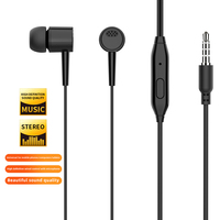 Audífonos Intrauditivos con Cable y Micrófono, Flexibles, con Conector de 3.5 mm, para Juegos, Chipset para Teléfono Móvil, Venta al Por Mayor