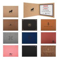 Meilleur cadeau de graduation diplôme personnalisée dossier gravé porte-certificat en cuir