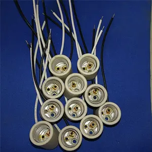 E17 Ceramic Lamp Bulb Holder Edison Screw Socket Lamp Parts Lampholder