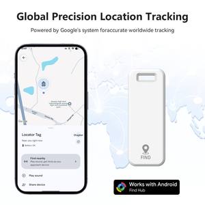 Nuevo localizador de tarjetas universal de doble sistema compatible con iOS/Google Android, dispositivo antipérdida para llaves de coche. - Product Image 5