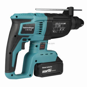 <strong>18V</strong> Rechargeable Brushless <strong>Cordless</strong> Rotary Hammer <strong>Drill</strong> Electric Hammer Impact <strong>Drill</strong> <strong>with</strong> Two 4000 MAh <strong>Batteries</strong> - Product Image 2