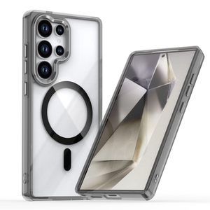 Étui de téléphone en acrylique transparent magnétique de qualité supérieure avec finition brillante, nouveau design, coque de protection pour Samsung Galaxy S23 Ultra S24 S25 - Product Image 1