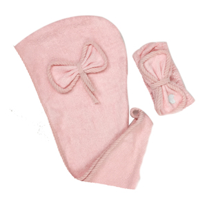Serviettes <span class=keywords><strong>en</strong></span> <span class=keywords><strong>bambou</strong></span> doux avec Logo personnalisé pour filles, Turban à séchage rapide pour <span class=keywords><strong>cheveux</strong></span>, pour filles - Product Image 3