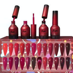 Suministros de Gel para Uñas OEM, Esmalte de Gel UV, Serie Roja Otoño-Invierno - Product Image 5