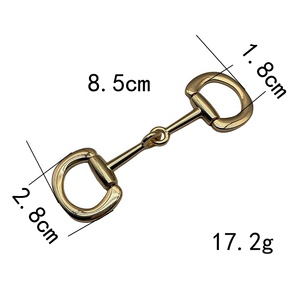 Vendita diretta in fabbrica: 85MM in lega di zinco Double - D tirare manici e bottoni decorativi-accessori per borse - Product Image 5