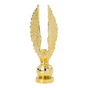 Trofeo a <span class=keywords><strong>Forma</strong></span> di <span class=keywords><strong>Aquila</strong></span> in Plastica Dorata, Accessorio Decorativo Best Seller GZ81 - Product Image 1