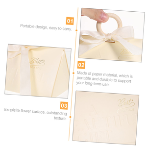 Bolsa de Papel Laminado Reciclable, Ecológica, Biodegradable, Duradera, Hecha a Mano y Personalizable, con Cinta, Apta para Alimentos, para Navidad - Product Image 3