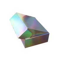 Enveloppe holographique personnalisée pour vêtements carton ondulé boîte d'expédition en papier pour vêtements