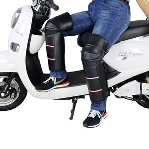 Protège-jambes en cuir PU imperméable et coupe-vent <span class=keywords><strong>pour</strong></span> moto, <span class=keywords><strong>scooter</strong></span> et vélo - Product Image 5