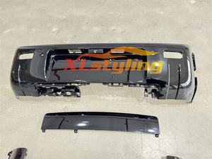 Kit carrosserie pour <span class=keywords><strong>Land</strong></span> <span class=keywords><strong>Rover</strong></span> Defender 2020 L663 90 110, conversion de voiture, mise à niveau du pare-chocs avant et arrière, pack noir - Product Image 5