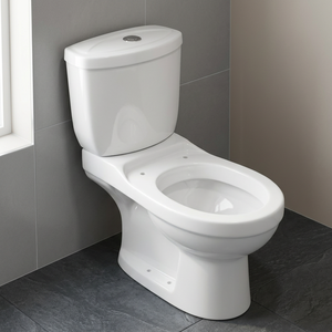 Ceramic Two Piece WC Water Closet Round Close Coupled Toilet Commode P <b>Trap</b> S <b>Trap</b> Dual Flush - Product Image 2