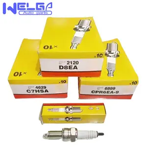 Busi CPR6EA-9 iridium C7HSA A7TC D8EA suku cadang mesin motor elektroda tunggal pembakar keramik performa tinggi untuk GY6