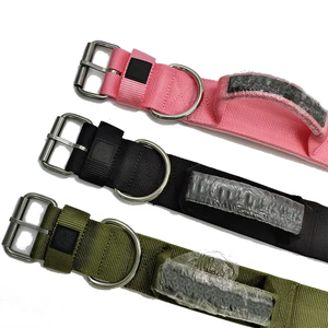 Venta directa Nuevo producto Collares de perro de nailon de entrenamiento de alta resistencia <span class=keywords><strong>Collar</strong></span> de perro mascota duradero ajustable con mango de control - Product Image 6