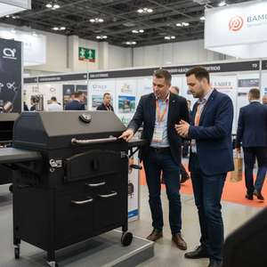 Parrilla para Asar Toshine, Estilo Americano, Duradera, para Uso Doméstico y al Aire Libre, Extra Grande, con <span class=keywords><strong>Dos</strong></span> Bandejas de Carbón Ajustables, Plegable - Product Image 5