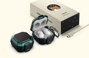 Funda Protectora para Auriculares Leyi 2026 con Logotipo Personalizado, Colorida, de TPU+PC con Anillo para <span class=keywords><strong>Samsung</strong></span> Buds <span class=keywords><strong>2</strong></span> Pro FE - Product Image 4