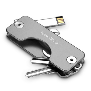 Mới Hợp kim nhôm lưu trữ chính Clip EDC Keychain <span class=keywords><strong>Key</strong></span> clip nhỏ eo ổ khóa hợp kim nhôm lưu trữ chính Hộp chìa khóa ví - Product Image 2