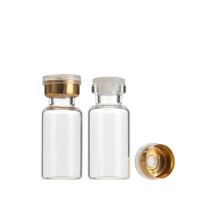Emballage en verre, petits flacons en verre transparents de 6ml avec <span class=keywords><strong>bouchon</strong></span> en plastique aluminium - Product Image 4