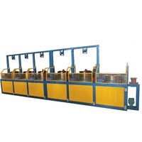 Machine à tréfiler à 6 étages à commande PLC et contrôle automatique de la fréquence, pour le tréfilage de fil d'acier à haute teneur en carbone utilisé pour les clous, avec économie d'énergie