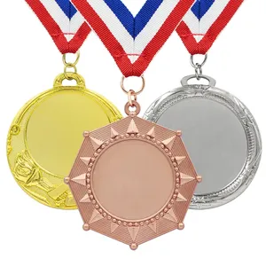 Championship Wholesale Soccer Metal Race Custom Sports 3D Medals Customize Sublimation Blanks Cheer Cricket Medals