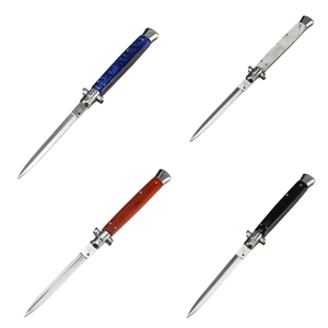 Cuchillo Táctico de Supervivencia <span class=keywords><strong>para</strong></span> Campismo, Cuchillo de Carnicero, Cuchillo de Defensa Personal, Cuchillo Valorant, Estilo Mafia Italiana AKC, Longitud Total de 13 Pulgadas, Gran Venta - Product Image 1