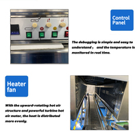 Máquina de Envoltura Termoencogible de Alta Calidad para Botellas de Vino y Jugos, Aplicadora de Etiquetas Termoencogibles de PVC, PP y POF, de Grado Alimenticio, con Cinta Transportadora