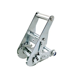 2 Inch 50mm 3T/4T/5T 5000KG Aluminium Straight Short Narrow Handle Ratchet Buckle for Lashing Strap - Product Image 1