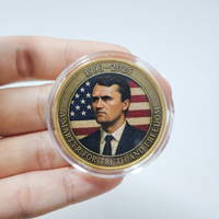 Prix compétitifs 1993-2025 Amérique Charlie Kirk Pièce de collection souvenir Pièces plaquées or argent