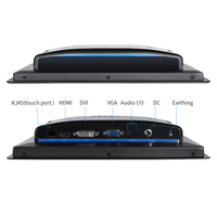 Industrial 10,4 pulgadas, Marco abierto capacitiva pantalla táctil para Raspberry PI 2 sistema Linux